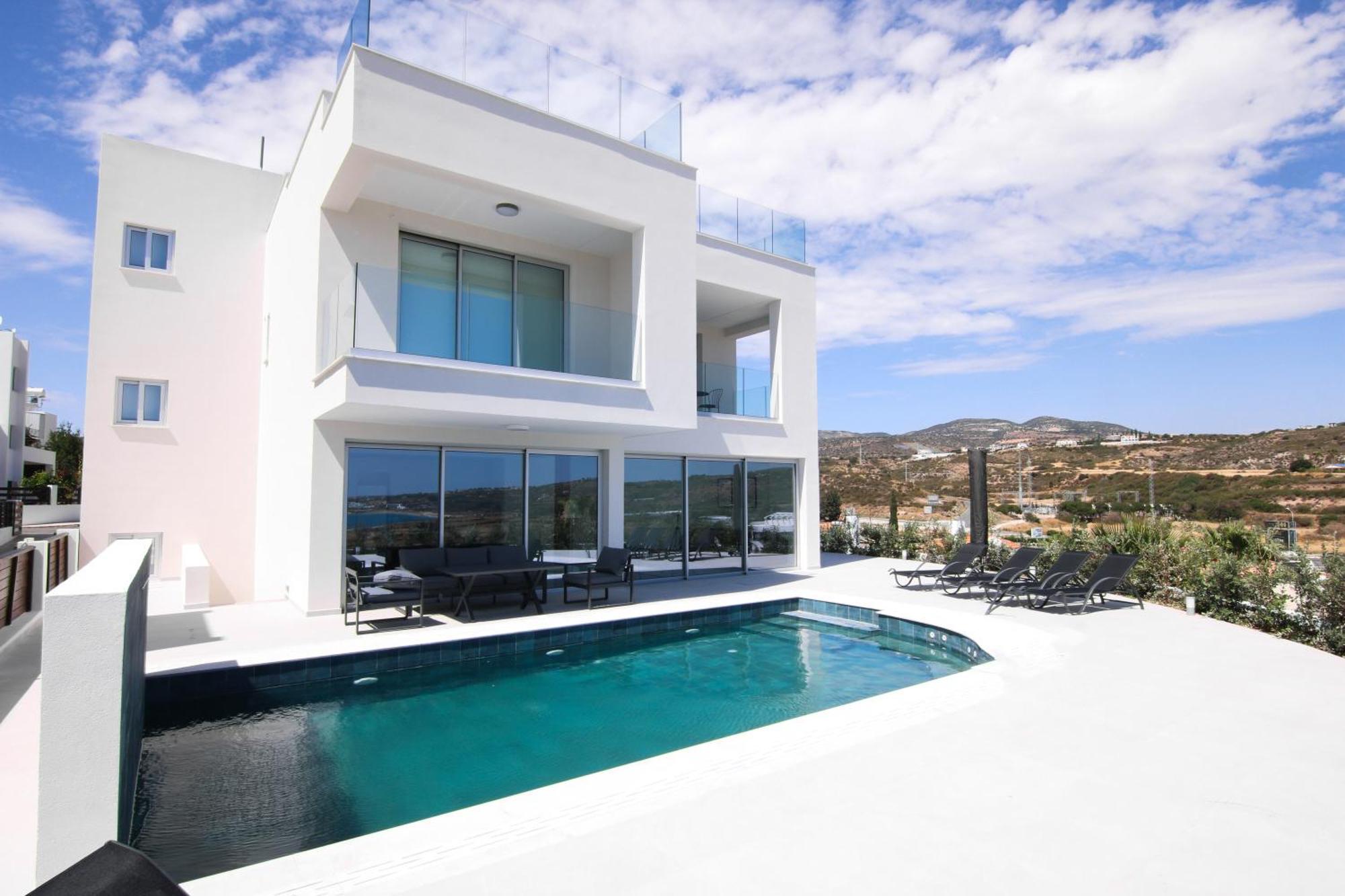 Phaedrus Living Luxury Seaview Coral Bay Villa Peyia Exterior photo